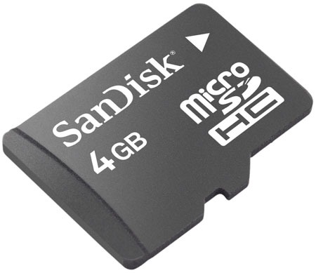 SanDisk  Micro SD  4GB 
