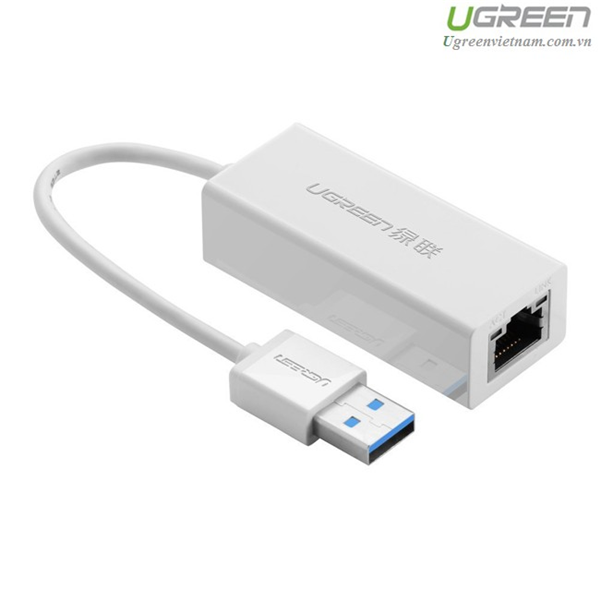 C&#225;p Chuyển USB 3.0 to Lan 10/100/1000 Mbps Ch&#237;nh H&#227;ng Ugreen CR111 (20255) GK