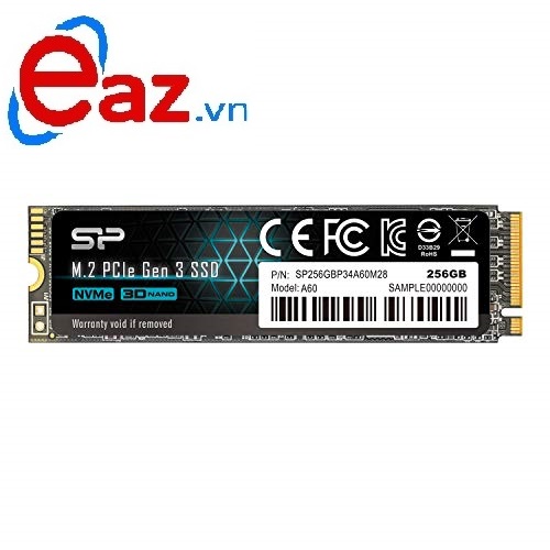 SSD Silicon Power A60 256GB PCIe SP256GBP34A60M28