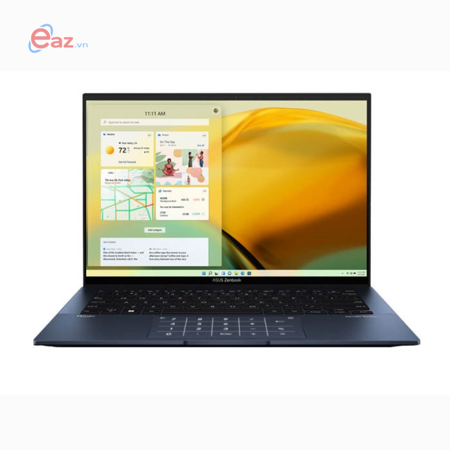 Laptop Asus Zenbook 14 OLED UX3402VA-KM068W | Intel Core i7-1360P | 16GB | 512GB | Intel Iris Xe | 14 inch OLED (2880x1800) | Win 11 | Xanh | 1223