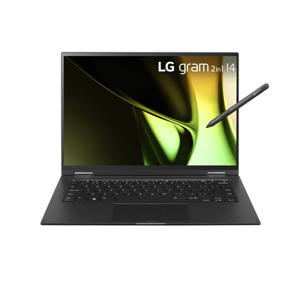 Laptop LG Gram 2024 2 in 1 14T90S-G.AH55A5 | Intel Core Ultra 5 125H | 16GB | 512GB | Intel Arc | 14 inch WUXGA | Cảm ứng | Win 11 | Đen | 0624