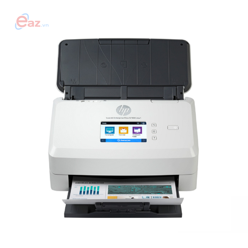 M&#225;y Scan HP ScanJet Enterprise Flow N7000 SNW1 (6FW10A) | Đảo mặt | ADF | USB | LAN | WIFI | 1224F