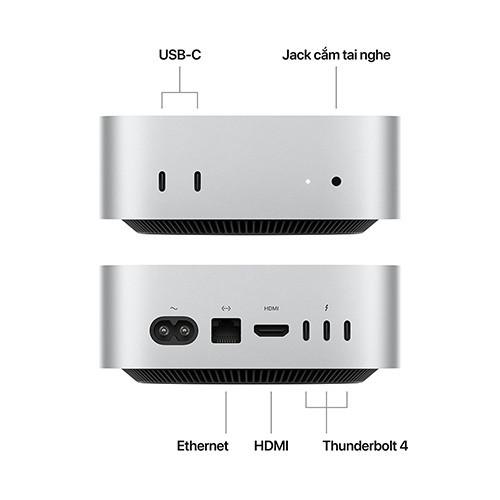 Mac mini M4 2024 10CPU 10GPU 16GB 256GB MU9D3SA/A - Ch&#237;nh h&#227;ng Apple Việt Nam | 0125