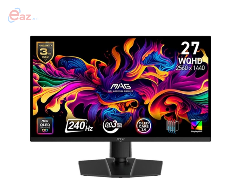 M&#224;n h&#236;nh 2K MSI MAG 273QP QD-OLED X24 27 inch WQHD 240Hz HDR | 0625