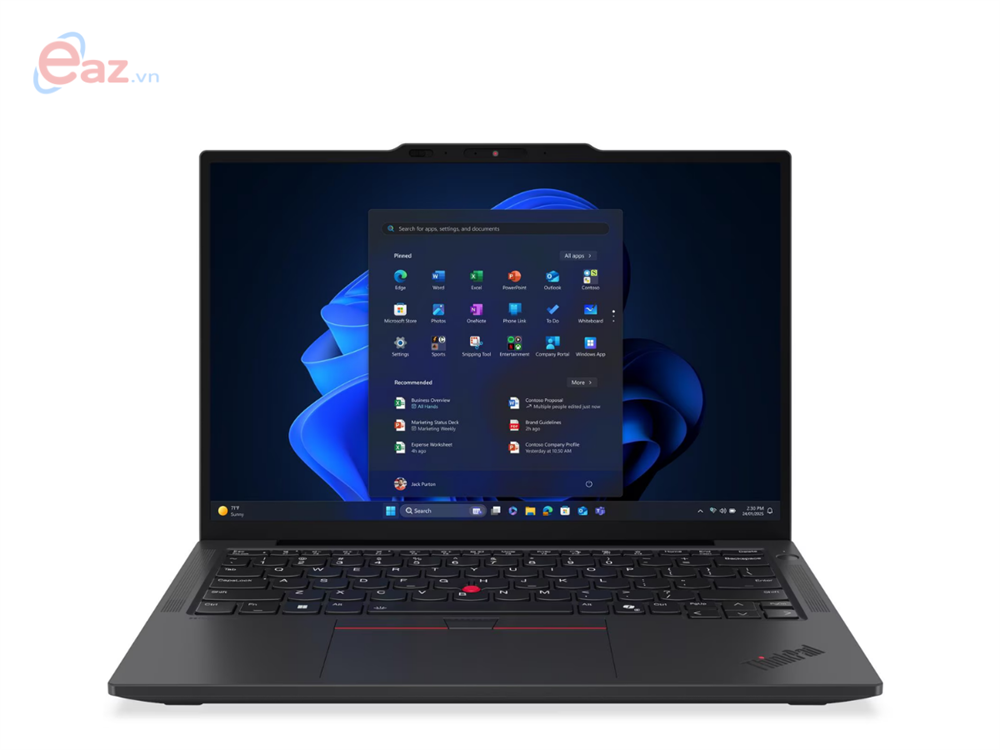 Laptop Lenovo ThinkPad X13 Gen 6 21RK00AMVA | Intel Core Ultra 7 255H | Integrated Intel Arc 140T | 13.3 inch WUXGA IPS | 32GB | 512GB | NoOS | Đen | 0725