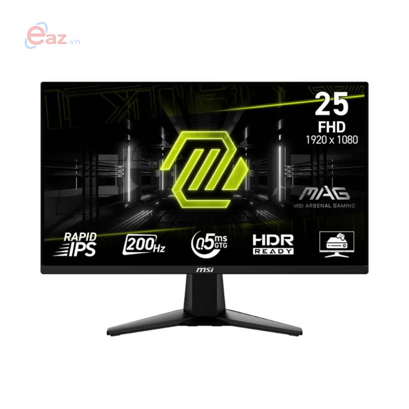 Màn hình Gaming MSI MAG 255F E20 | 24.5 inch FHD - Rapid IPS | 200Hz | 0.5ms | HDR | AI Vision | HDMI | DP | 0925