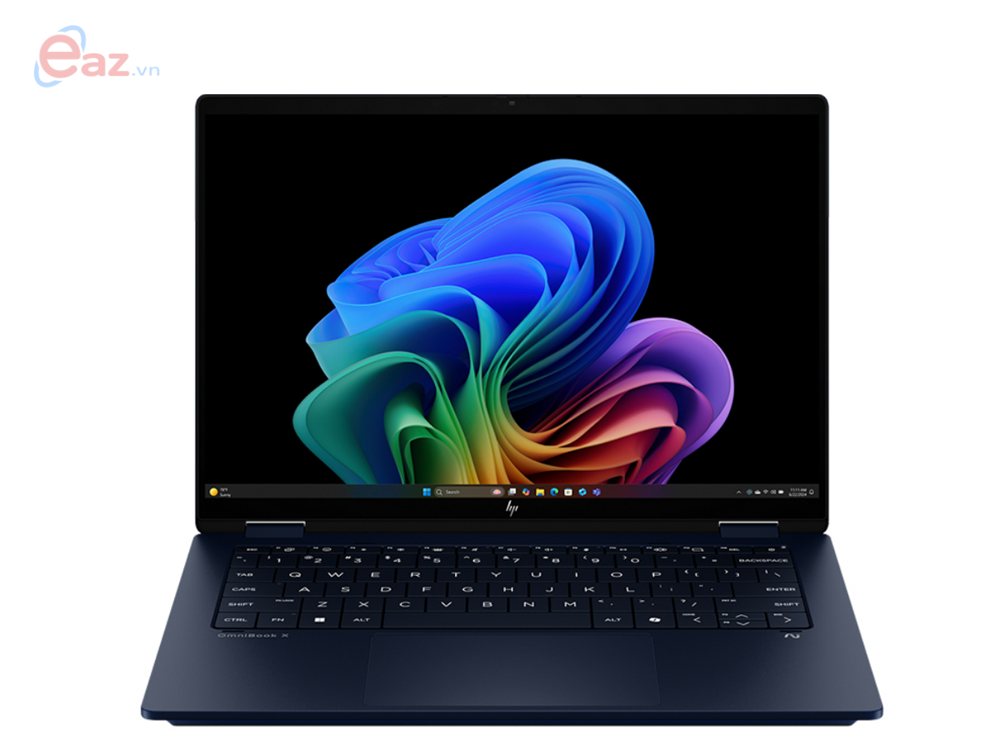 Laptop HP OmniBook X Flip 14-fm0086TU BZ7Q0PA | Intel Core Ultra 5 226V | 16GB | 1TB | Intel Arc | 14 inch 2K | Cảm ứng | Win 11 | Office | Xanh | 0925
