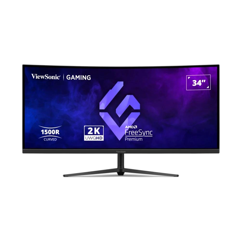 Màn hình gaming cong Viewsonic VX3418C-2K | 34Inch  UWQHD (3440x1440) | 1ms | 180Hz | 250cd | m2 | VA | Tích hợp loa | 0326