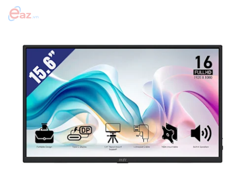 Màn hình di động Msi PRO MP165 E6 15.6 inch (FHD /IPS /60Hz /4 ms) | 0526