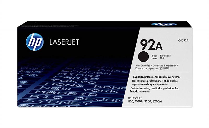 HP 92A Black Original LaserJet Toner Cartridge C4092A 618EL