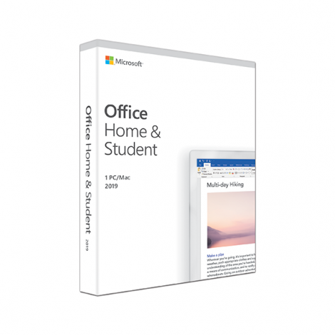 Phần Mềm Microsoft Office Home and Student 2019 English APAC EM Medialess 79G-05066