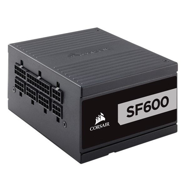 PSU Corsair SF Series™ SF600 — 600 Watt 80 PLUS&#174; Platinum Certified High Performance SFX (CP-9020182) _919KT