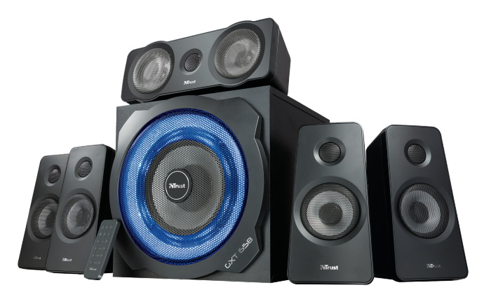 Speaker Trust GXT 658 Tytan 5.1 Gaming Surround System with Subwoofer (21738) 118MC