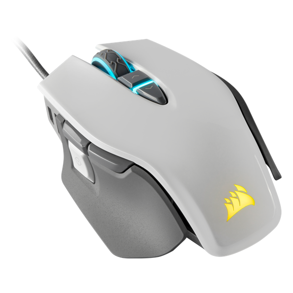 Gaming Mouse Corsair M65 RGB ELITE Tunable FPS — White (CH-9309111-AP) _919KT
