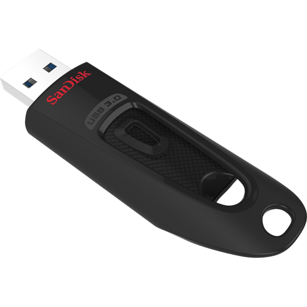 USB SanDisk Ultra USB 3.0 Flash Drive | SDCZ48-016G-U46 | USB3.0 | Black | Stylish Sleek Design