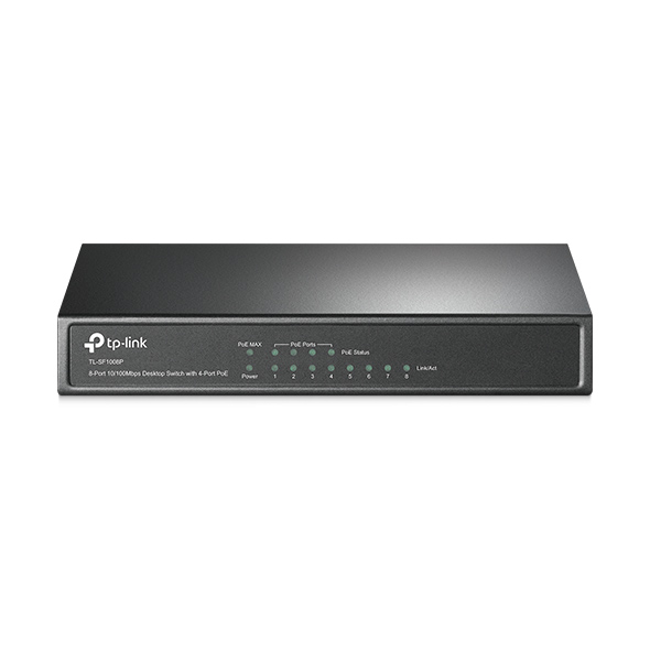 TP-Link TL-SF1008P|Switch Desktop 8 cổng 10/100Mpbs với 4 cổng PoE 718F