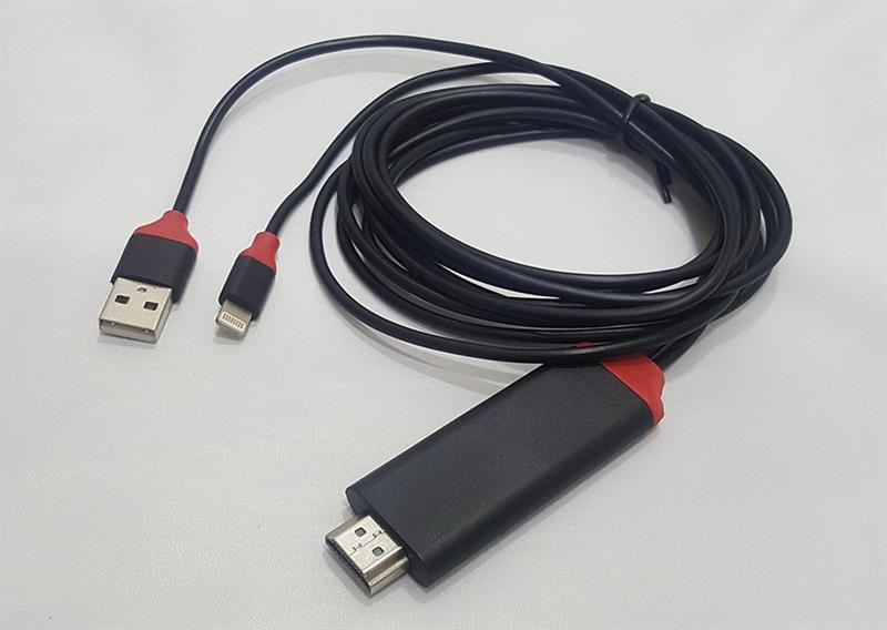 C&#193;P LIGHTNING + USB -&gt; HDMI (A5-01B) 318HP