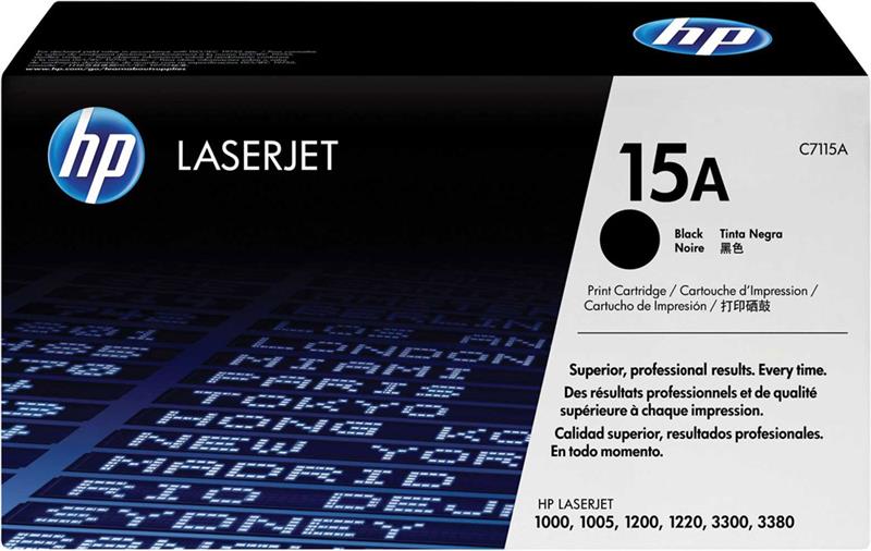 HP 15A Black Original LaserJet Toner Cartridge C7115A 618EL