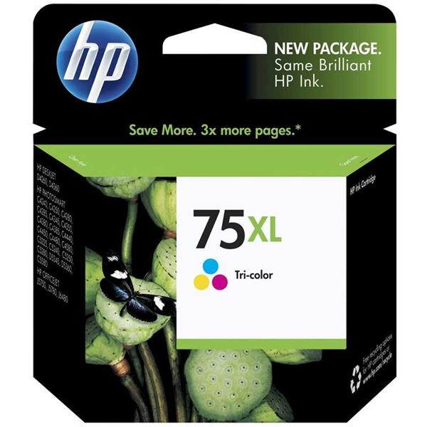 HP 75XL High Yield Tri-color Ink Cartridge, AP CB338WA 618EL