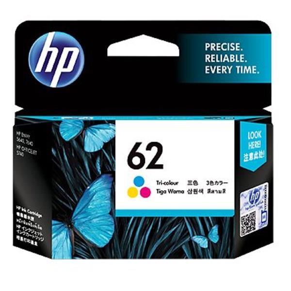 HP 62 Tri-color Ink Cartridge C2P06AA 618EL