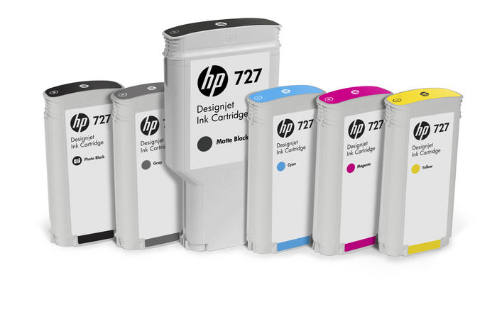 Mực In Phun HP 727 40-ml Ink Cartridge 5 Color B3P13A | B3P14A | B3P15A | B3P16A | B3P17A | B3P18A 618EL