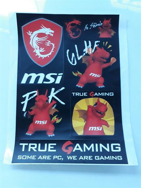 Sticker MSI True Gaming