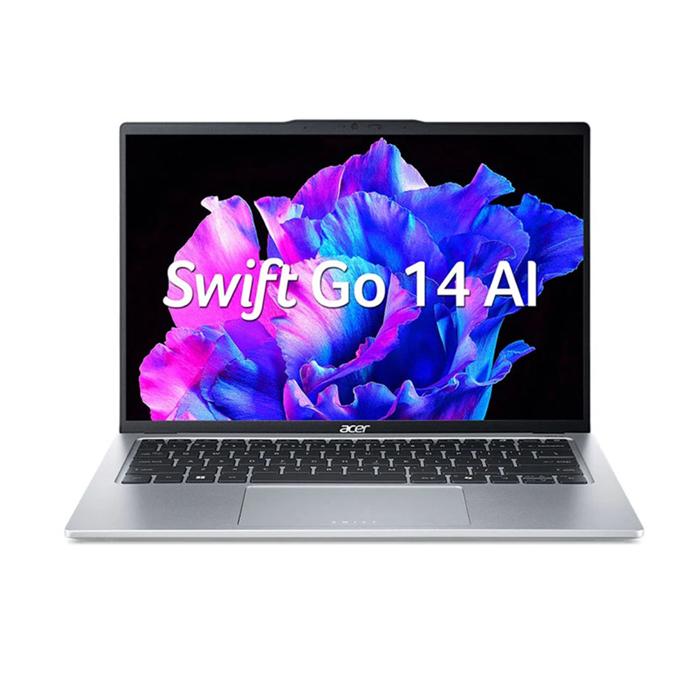 Laptop Acer Swift Go 14 SFG14-73-57FZ (NX.KSGSV.001) | Intel Core Ultra 5 125H | 16GB | 512GB | AMD Radeon | 14 inch 2.8K OLED | Win 11 | Bạc | 0824